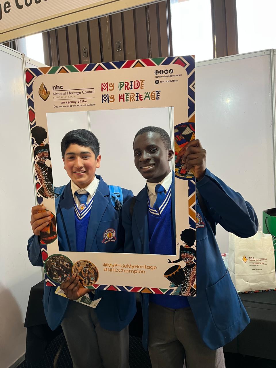 Learners celebrating Heritage Day at a National Heritage Council event